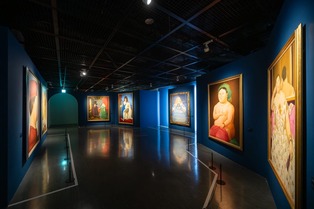 Installation view of Fernando Botero: The Triumph of Form at Seoul Arts Center