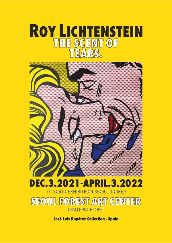 Official poster for Roy Lichtenstein: The Scent of Tears